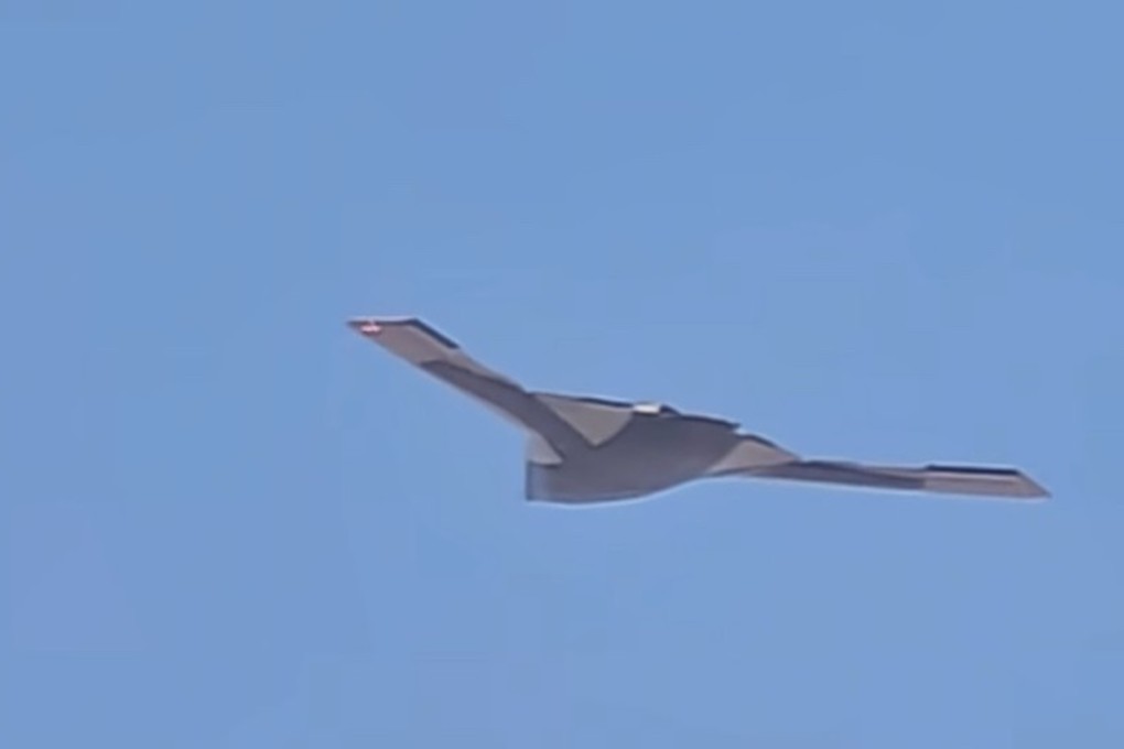 A video of a large stealth “cranked kite” drone, unofficially dubbed the GJ-X, has been circulating on social media since October 19. Photo: X/ RupprechtDeino