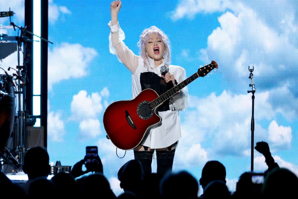 Cyndi Lauper performs at the Jones Beach Theatre in Wantagh, New York, on July 19, 2025. Lauper has a new musical opening soon. Photo: Getty Images for Cyndi Lauper