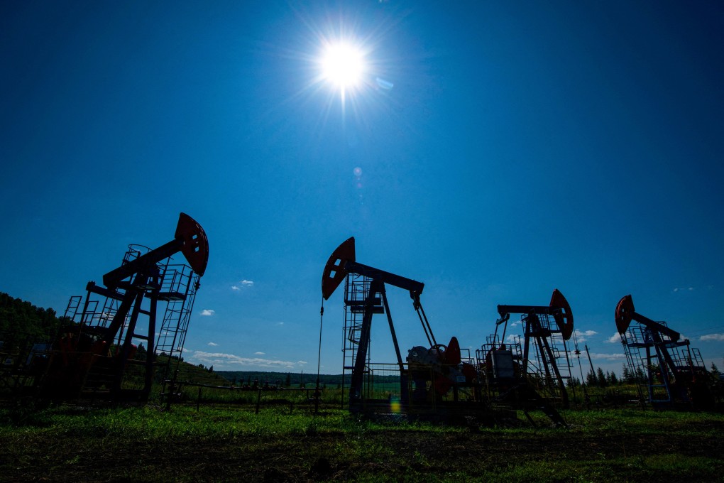 Oil pumpjacks outside Almetyevsk, Russia, on July 14. The EU accused the newly sanctioned refineries of processing Russian-origin crude oil that provides revenue to the Kremlin’s war effort against Ukraine. Photo: Reuters