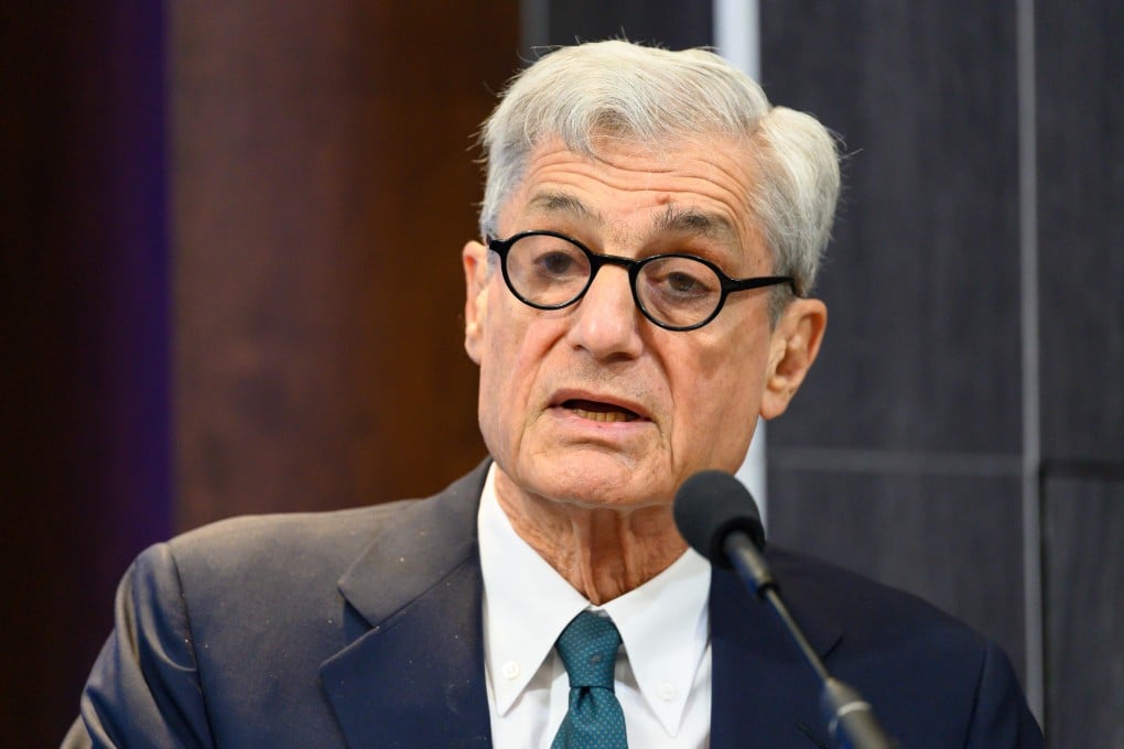 Robert Rubin, former US Treasury secretary, seen here at a forum in 2019, spoke by video link at the Bund Summit in Shanghai on Thursday. Photo: Getty Images