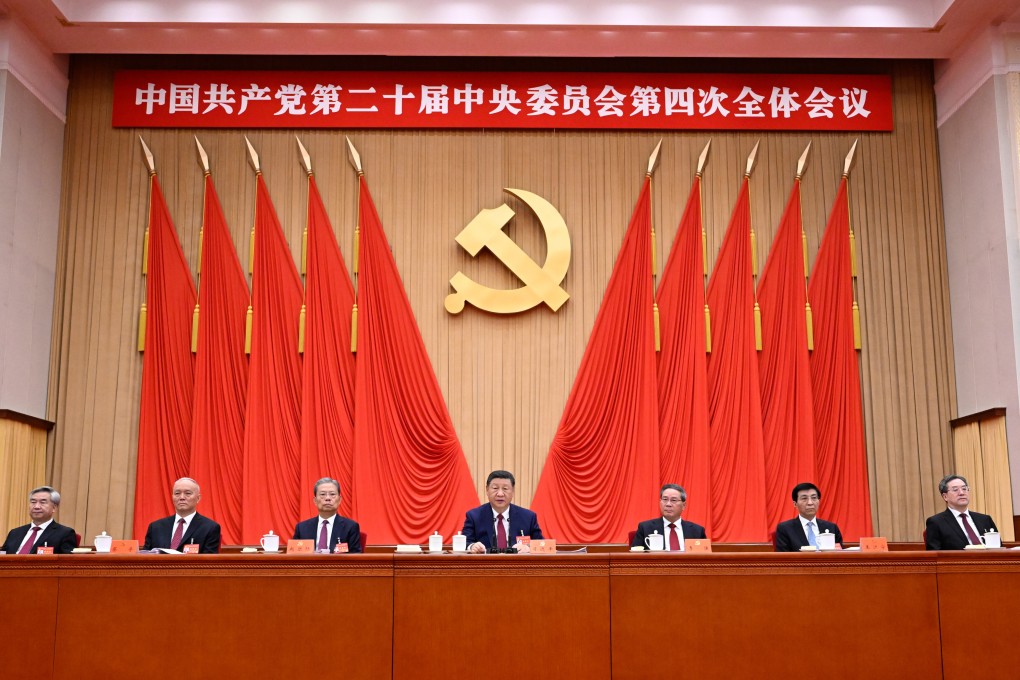 China’s Communist Party concluded the fourth plenum of its Central Committee on Thursday. Photo: Xinhua