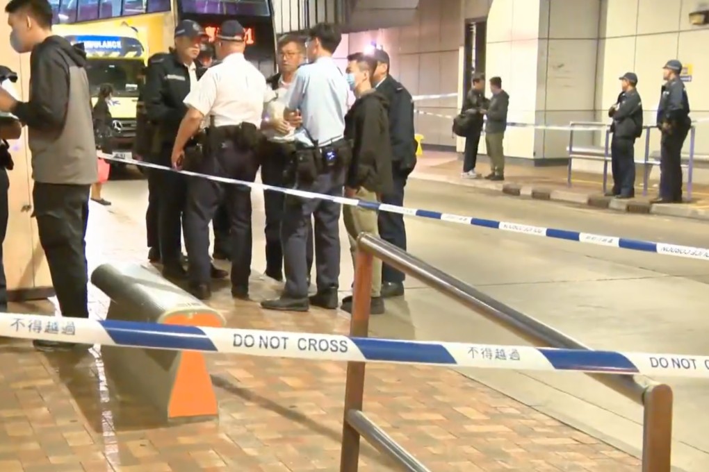 Police are on the hunt for two men suspected of attacking a 20-year-old at an Admiralty bus terminal. Photo: Handout