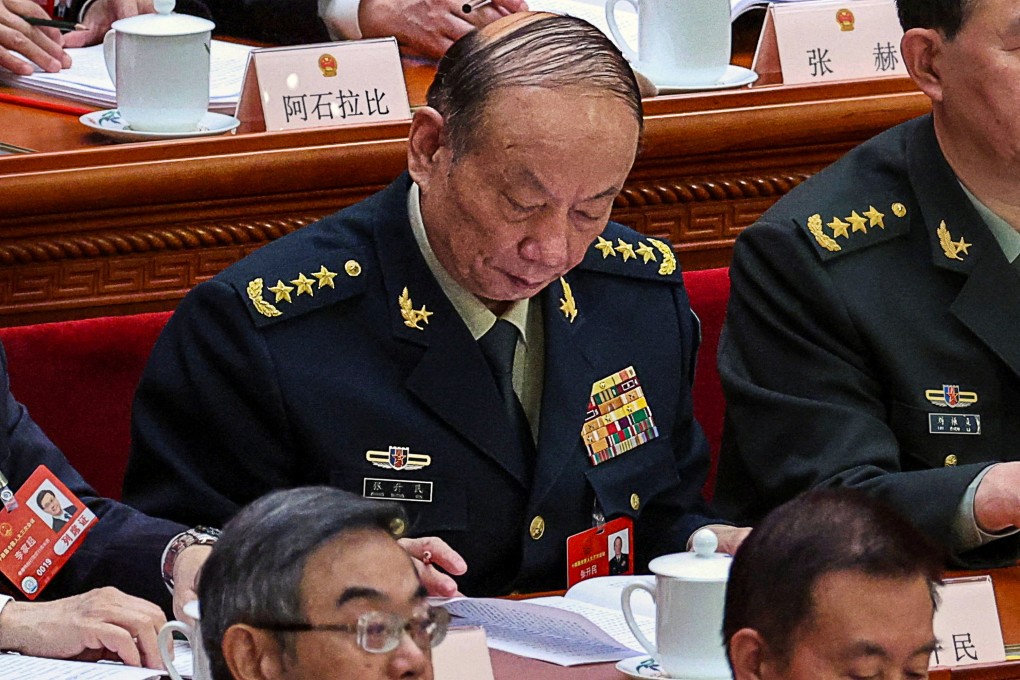 China has promoted Zhang Shengmin, the military’s anti-graft chief, to vice-chair of the powerful Central Military Commission. Photo: Reuters
