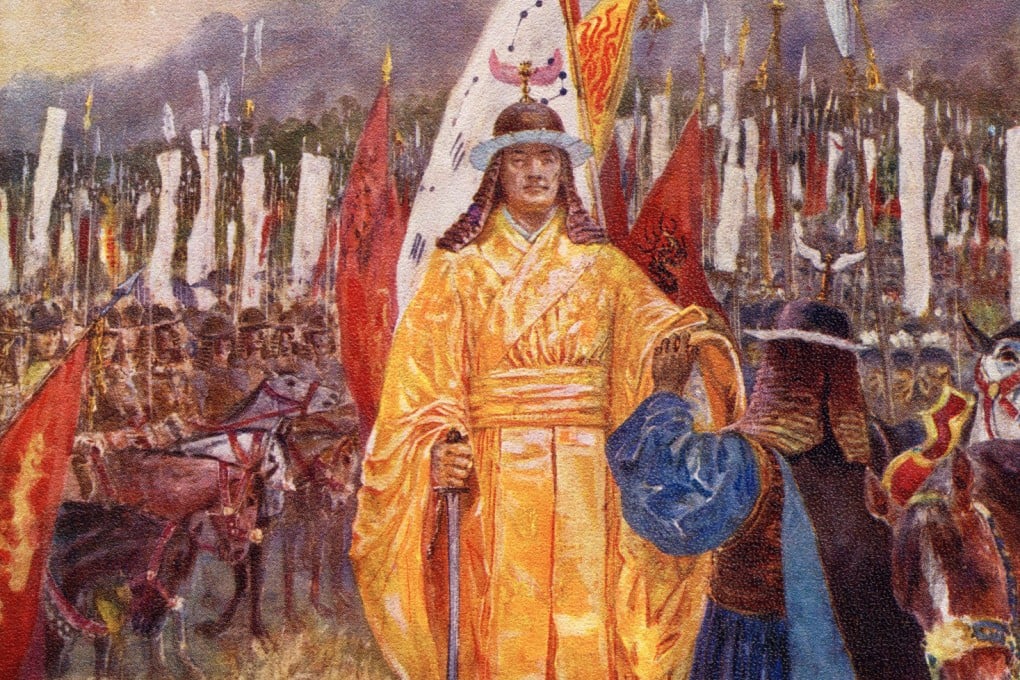 Grand Marshal Zhao Kuangyin is proclaimed Emperor of the Song Dynasty on the battlefield after the Chenqiao mutiny in 960 in an illustration from Hutchinson’s History of the Nations, published in 1915. The coup saw Zhao become leader of one of China’s most prosperous dynasties. Photo: Universal Images Group via Getty Images