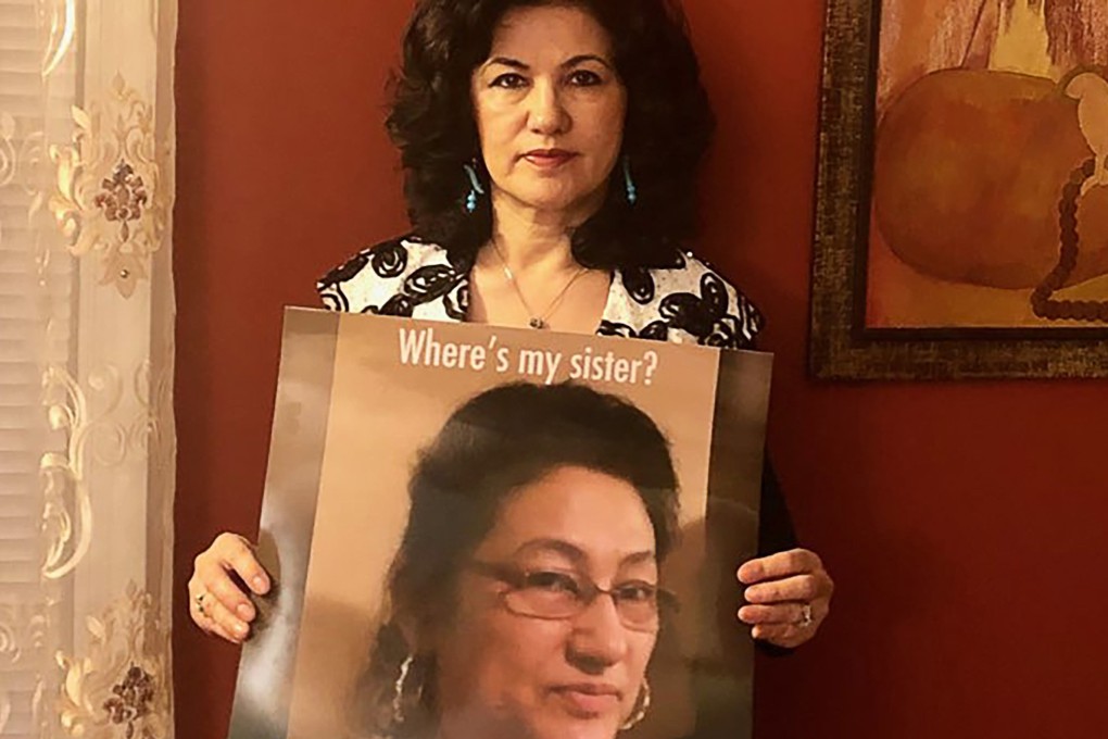 Gulshan Abbas, a retired Uygur doctor seen here in a photo held up by her sister posted on social media in 2019, is just one of the cases American lawmakers want US President Donald Trump to bring up with President Xi Jinping. Photo: handout