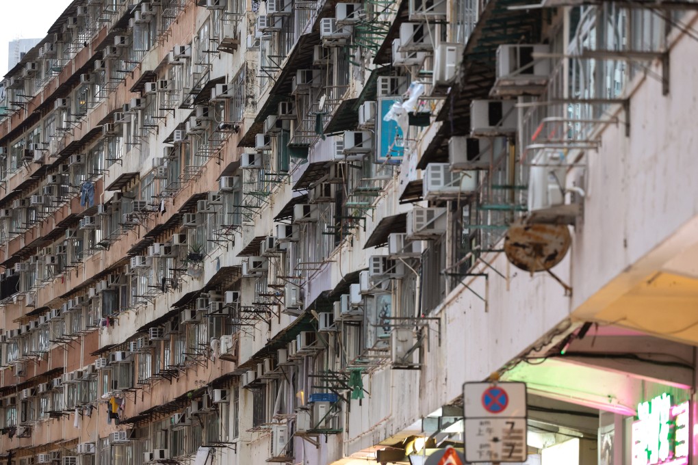 A view of old housing in San Po Kong on September 19. For owner-occupiers affected by redevelopment, the Urban Renewal Authority’s current mechanism provides payouts equivalent to the market price of a comparable seven-year-old home in the same district. Photo: Edmond So