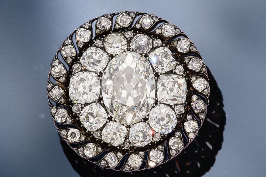 A diamond brooch, which once belonged to Emperor Napoleon I and dates back to circa 1810, is set to be auctioned for the first time. Photo: Sotheby’s via PA Media/dpa