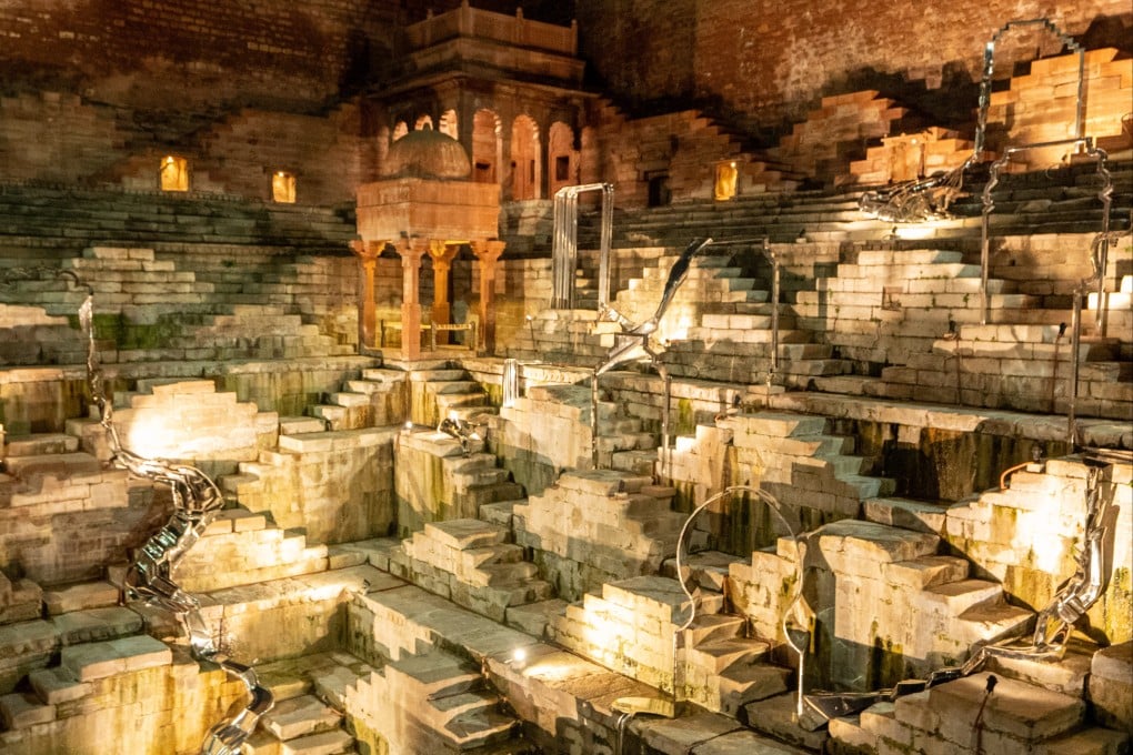 Subterranean Inversion: Structures of Forgetting (2025) by Ayesha Singh transformed an old structure in the Indian city of Jodhpur into an art installation. It is one of many pieces around the country creating a dialogue between the present and the past. Photo: RMZ foundation