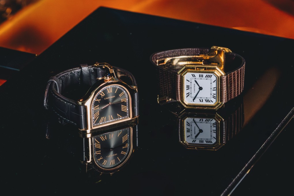 Kai Huang’s collection includes a Cartier Cloche (left) and Cartier Ceinture (right). Photo: Jocelyn Tam