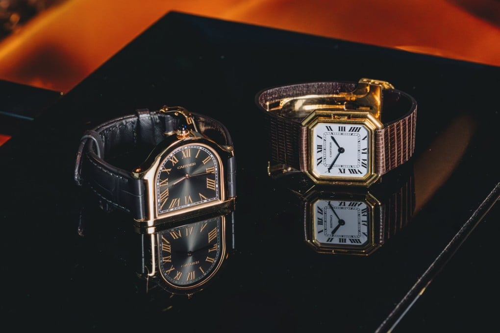 Kai Huang’s collection includes a Cartier Cloche (left) and Cartier Ceinture (right). Photo: Jocelyn Tam