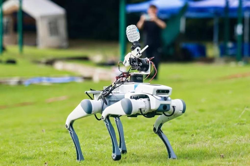 More than 200 teams from 106 Chinese universities took part in the final round of this year’s National Youth Intelligent Unmanned Systems Application competition in Shanghai. Photo: Handout