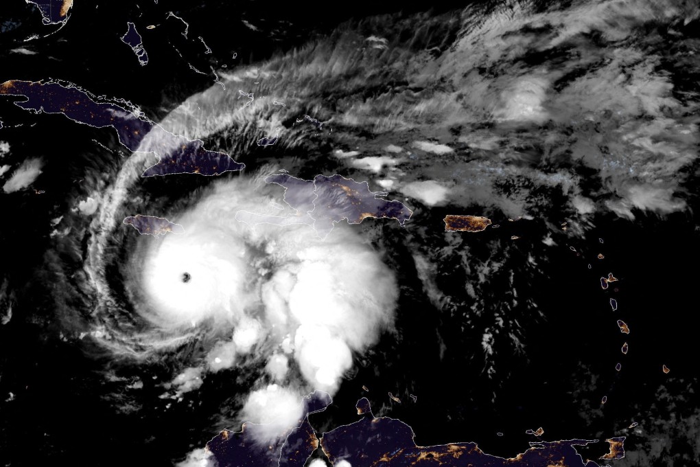 Hurricane Melissa, which has developed into a Category 5 hurricane, moves westward in the Caribbean Sea towards Jamaica. Photo: CIRA/NOAA via Reuters