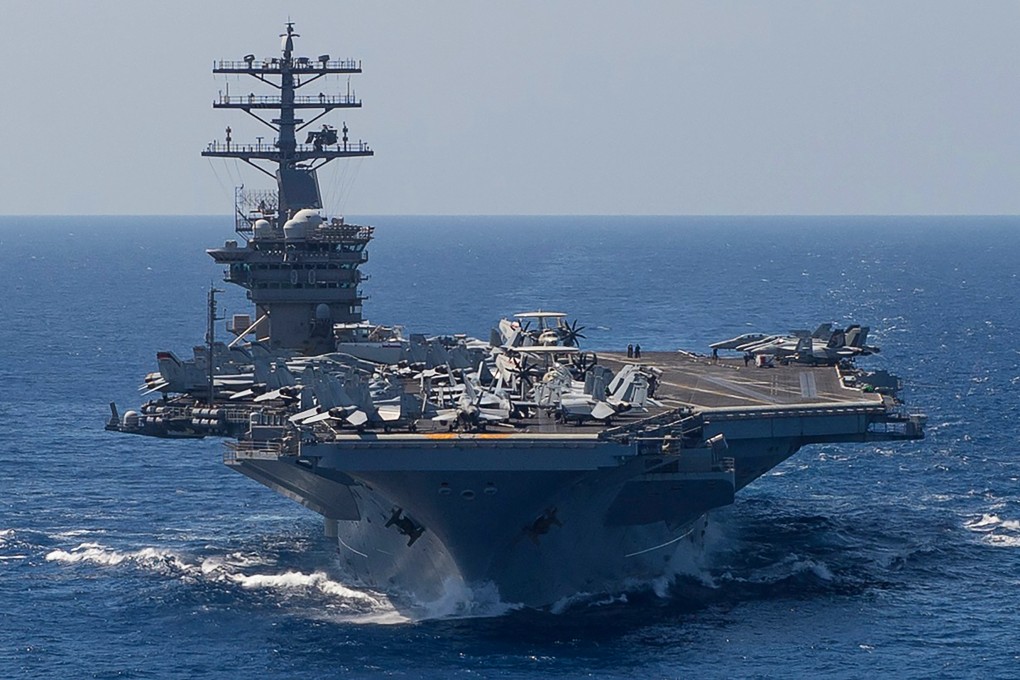 Both the helicopter and fighter jet had been operating from the USS Nimitz. Photo: US Pacific Fleet
