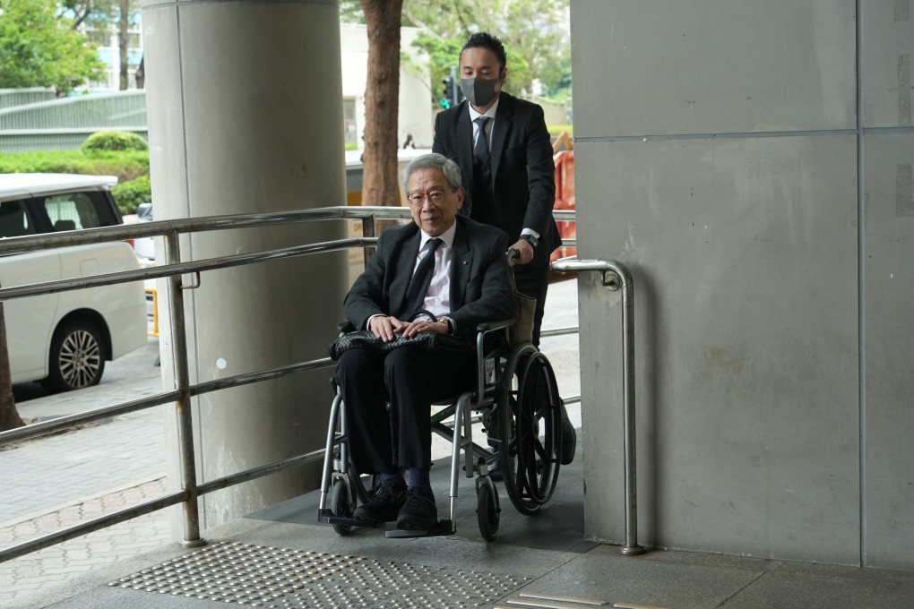 Veteran lawyer Alan Hoo arrives at court on Monday. Photo: Sun Yeung