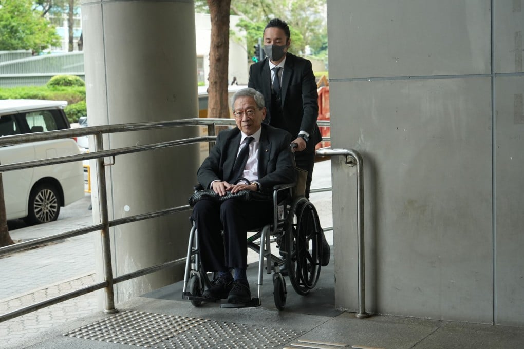 Veteran lawyer Alan Hoo arrives at court on Monday. Photo: Sun Yeung