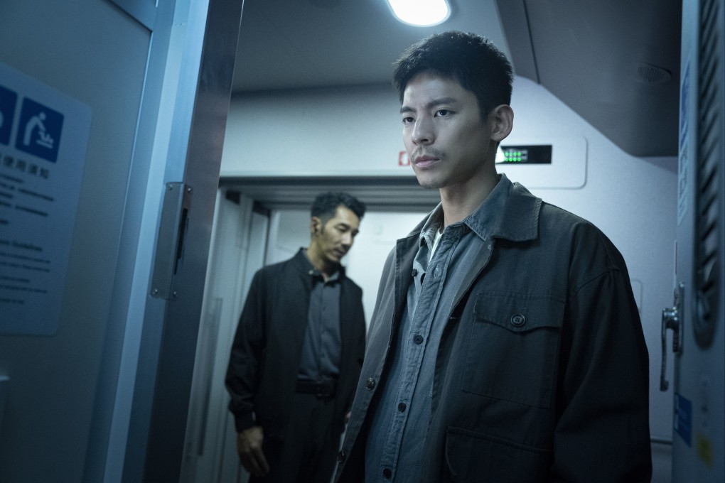 Austin Lin (front) and Lee Lee-zen in a still from Taiwanese thriller 96 Minutes (category IIB, Mandarin), directed by Hung Tzu-hsuan. Vivian Sung and Jacob Wang co-star.
