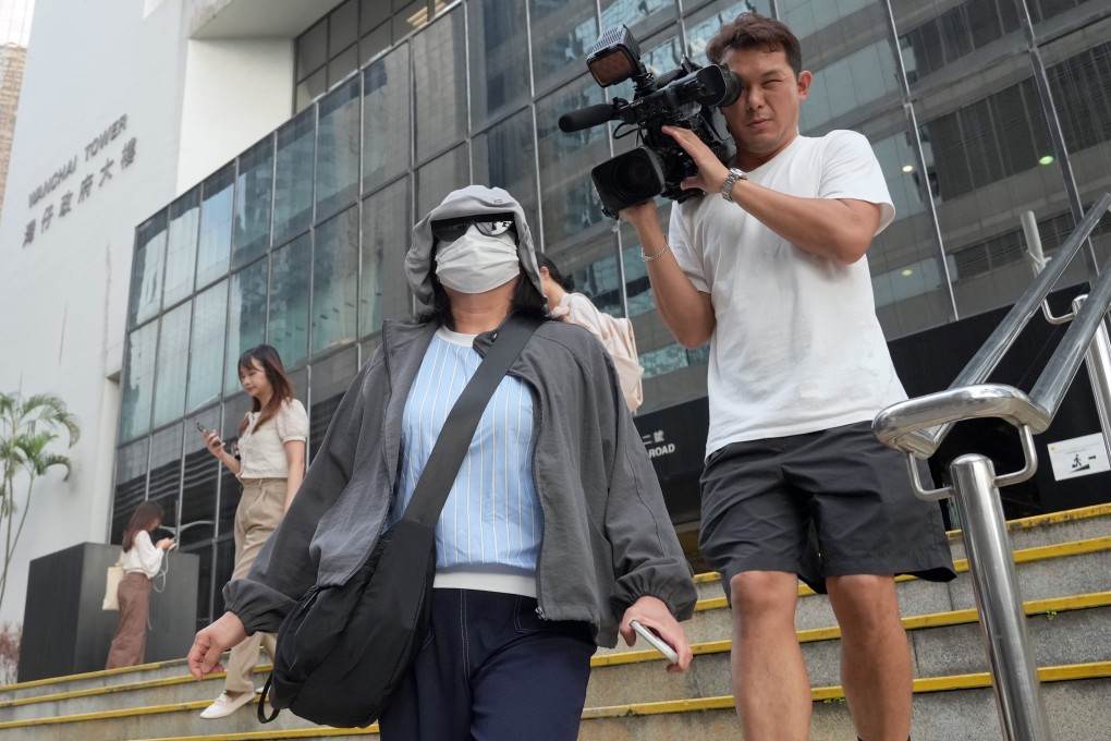 Jenny Li leaves the District Court in Wan Chai in June. Photo: May Tse