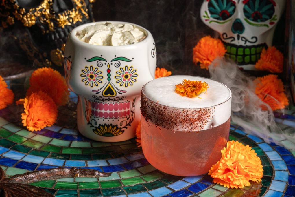 Día de los Muertos cocktails at Dragonfly in Hong Kong, made with Don Julio tequila. Photo: Handout