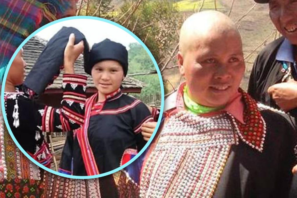 The Lahu, one of China’s oldest ethnic groups, are known for their unique traditions, such as women shaving their heads on their wedding day. Photo: Sohu/QQ.com