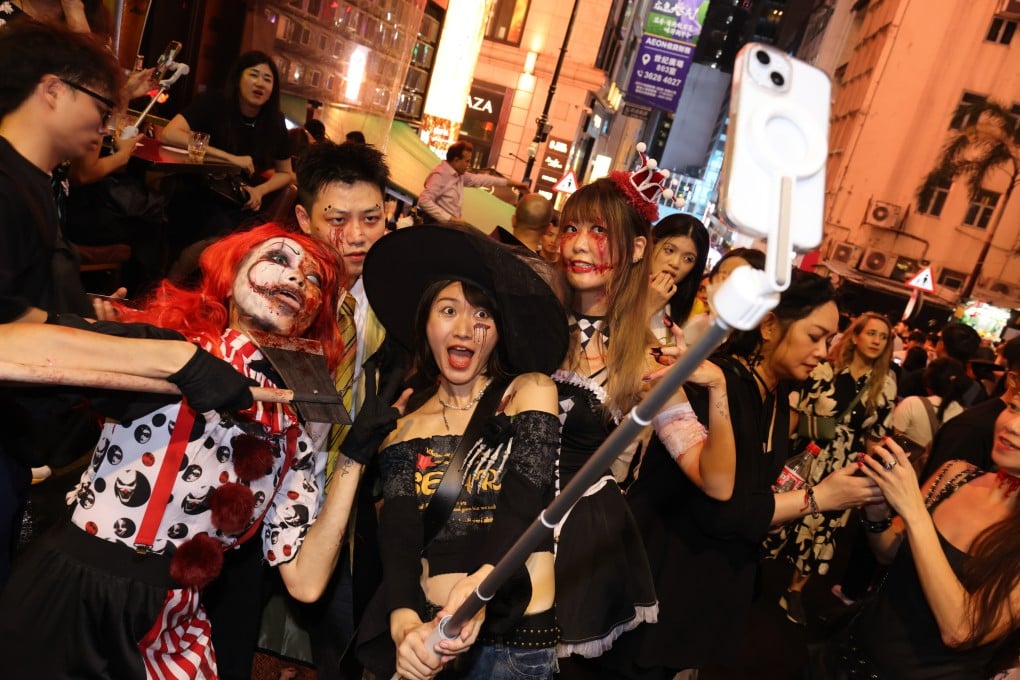 Halloween revellers celebrate in Lan Kwai Fong, Hong Kong. The city, traditionally at the forefront of Halloween in Asia, should leverage its local culture to make the event bigger than ever, Luisa Tam says. Photo: Nora Tam
