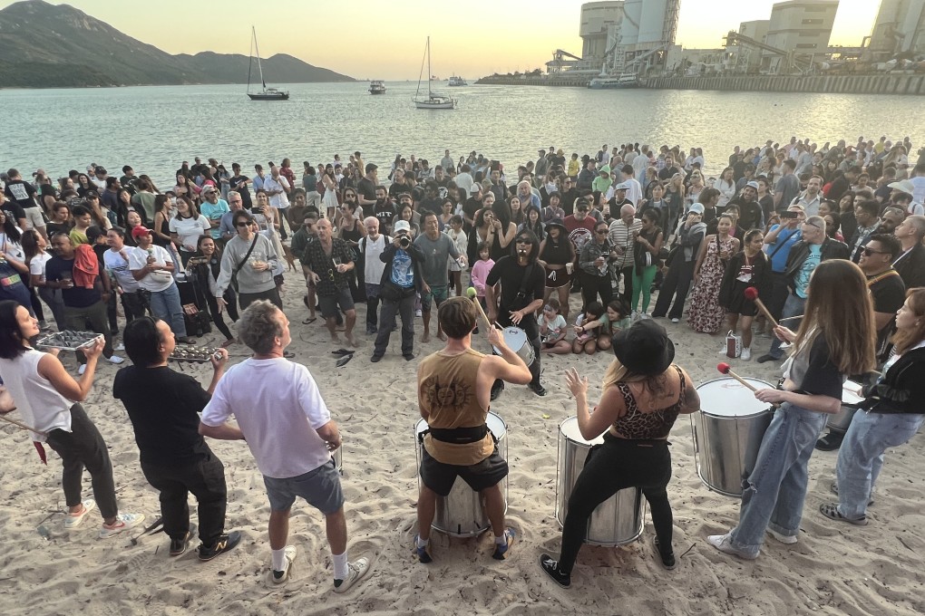 Afro-Brazilian percussion band Salvaje perform at Hong Kong’s Lamma Fun Day in 2023. This year’s festival will feature 45 bands, DJs and solo artists. Photo: Dave Wilkinson