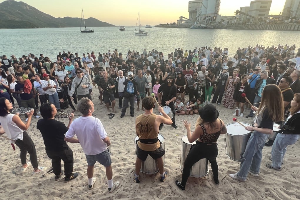 Afro-Brazilian percussion band Salvaje perform at Hong Kong’s Lamma Fun Day in 2023. This year’s festival will feature 45 bands, DJs and solo artists. Photo: Dave Wilkinson
