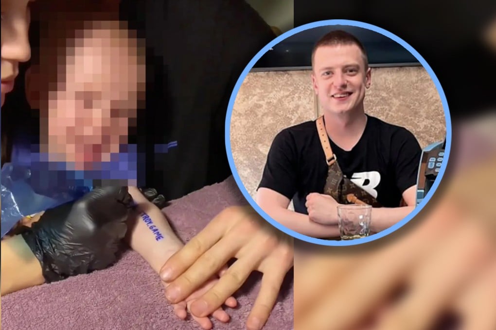 An online challenge run by a Russian influencer who offers expensive luxury prizes has led contestants to do some dangerously extreme things. Photo: QQ.com