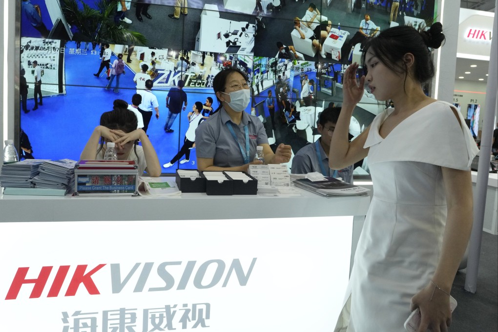 Devices produced by Chinese companies such as Hikvision could be excluded from US communications networks, as they are deemed to pose an unacceptable risk to national security. Photo: AP
