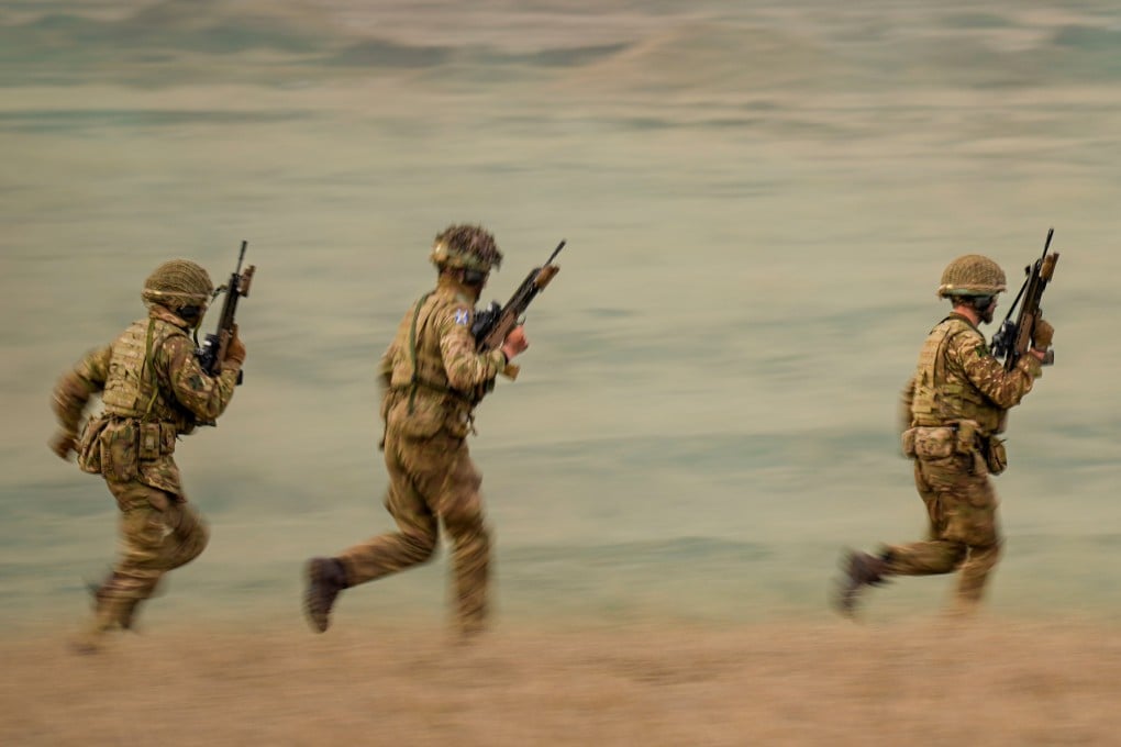 In February, soldiers took part in the Steadfast Dart 2025 exercise in Romania, which involved approximately 10,000 troops from nine nations, making it Nato’s largest planned operation for this year. Photo: AP