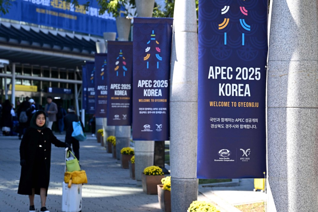 Apec meetings are being held in the Korean city of Gyeongju. Photo AFP