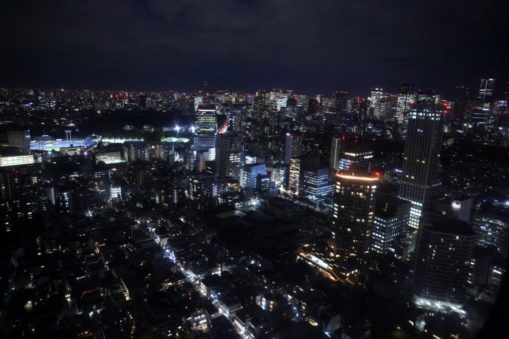 Tokyo’s skyline. A travel agency aims to link the Japanese capital and the US in one hour via outer space. Photo: Reuters