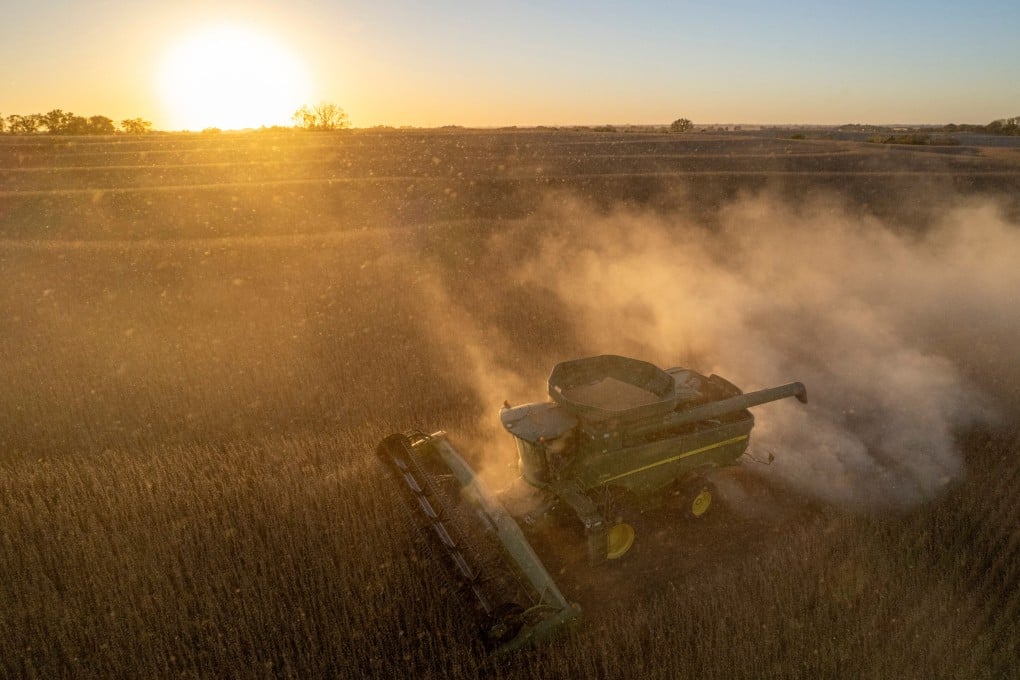 A soybean field in Lincoln, Nebraska. Photo: AP