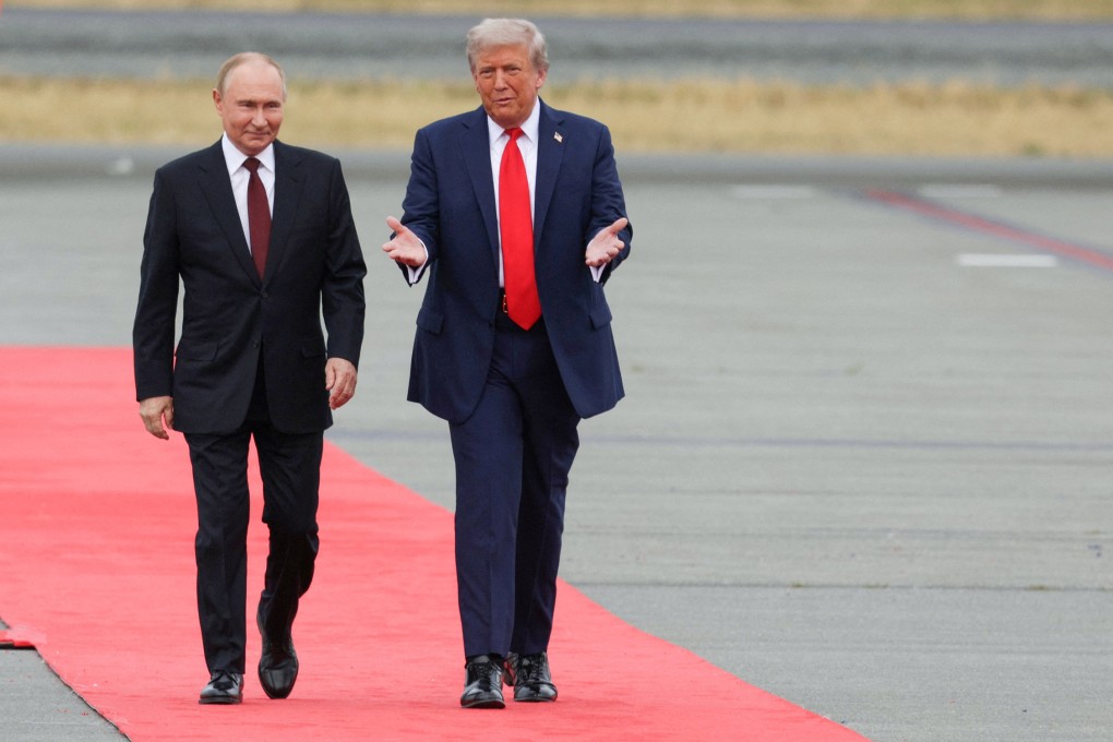 US President Donald Trump meets Russian President Vladimir Putin for a summit in Alaska in August. Photo: AFP/Getty Images/TNS