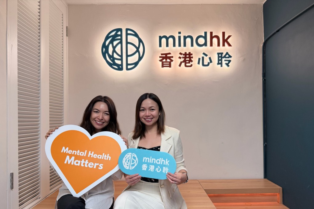 Mind HK’s chief executive officer, Candice Powell (right), and deputy chief executive officer, Carol Liang. Mind HK is holding its third annual mental well-being conference in Hong Kong. Photo: Mind HK