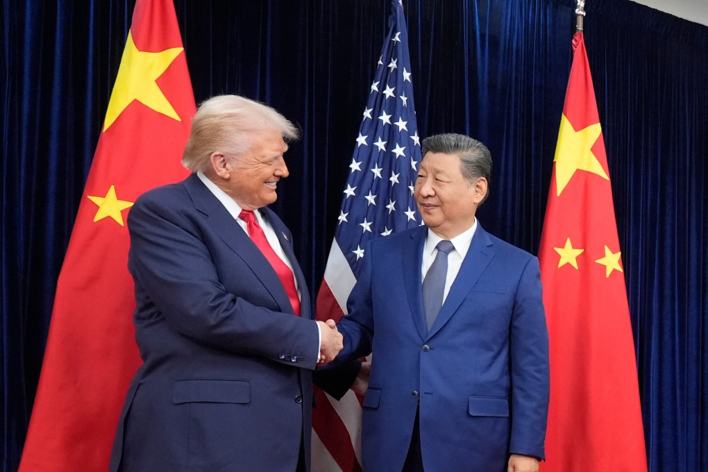 US President Donald Trump and Chinese leader Xi Jinping meet in Busan, South Korea, on Thursday on the sidelines of the Asia-Pacific Economic Cooperation summit. Photo: Reuters