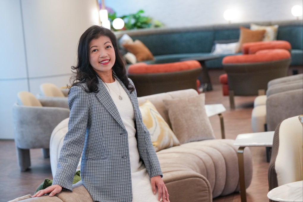 Wendy Yuen, head of personal and business banking with China Citic Bank International, pictured at the bank’s new private banking centre in Citic Tower in Admiralty on October 22, 2025. Photo: May Tse