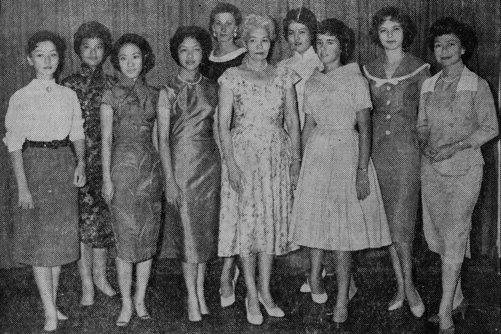 Hong Kong debutantes pose for the press in 1959. Photo: SCMP Archives