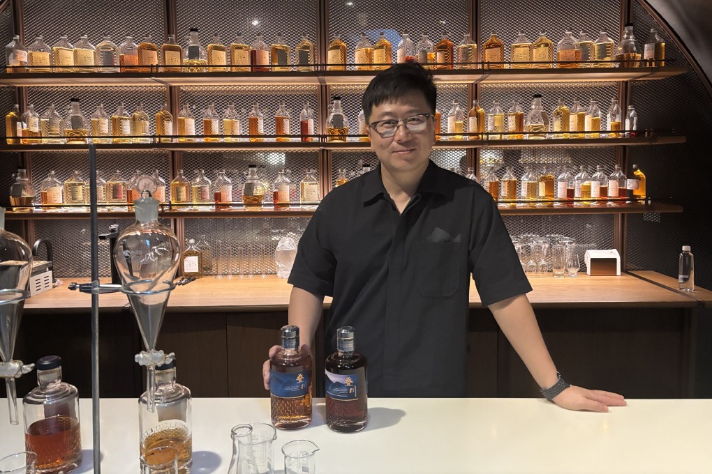Yang Tao, a whisky maker at The Chuan Malt Whisky Distillery in China’s Sichuan province, shares how he and his team take advantage of the local terroir to produce “China’s first prestige malt whisky”. Photo: Ashlyn Chak