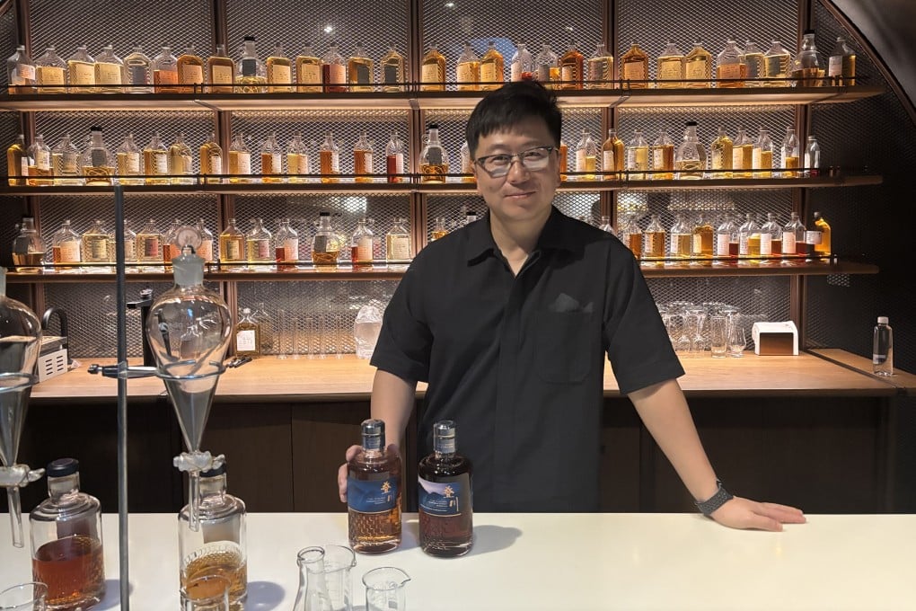 Yang Tao, a whisky maker at The Chuan Malt Whisky Distillery in China’s Sichuan province, shares how he and his team take advantage of the local terroir to produce “China’s first prestige malt whisky”. Photo: Ashlyn Chak