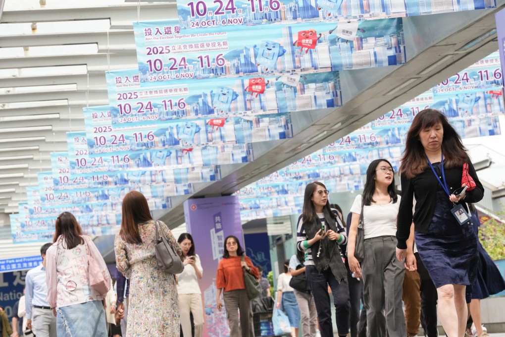 The two-week election nomination period runs until November 6. Photo: Jelly Tse