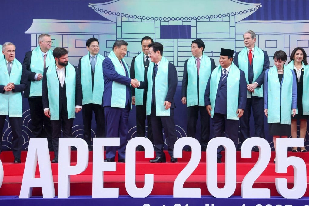 Apec leaders ended two days of meetings in Gyeongju, South Korea, with a call to uphold trade and investment. Photo: AFP