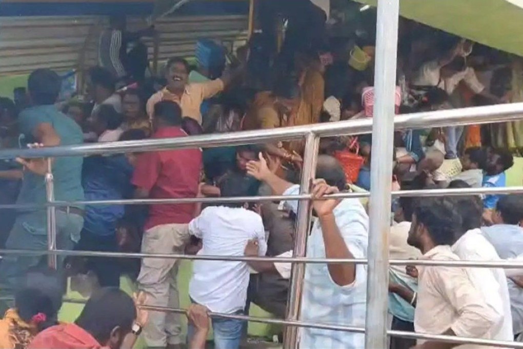 Several people were killed after a massive crowd surge at a Hindu temple in southern India’s Andhra Pradesh on Saturday, Photo: Handout