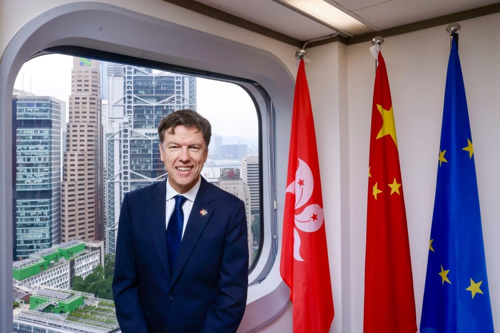 Harvey Rouse, the head of the EU office in Hong Kong, has said he hopes more Hongkongers will choose Europe as a study destination. Photo: Jonathan Wong