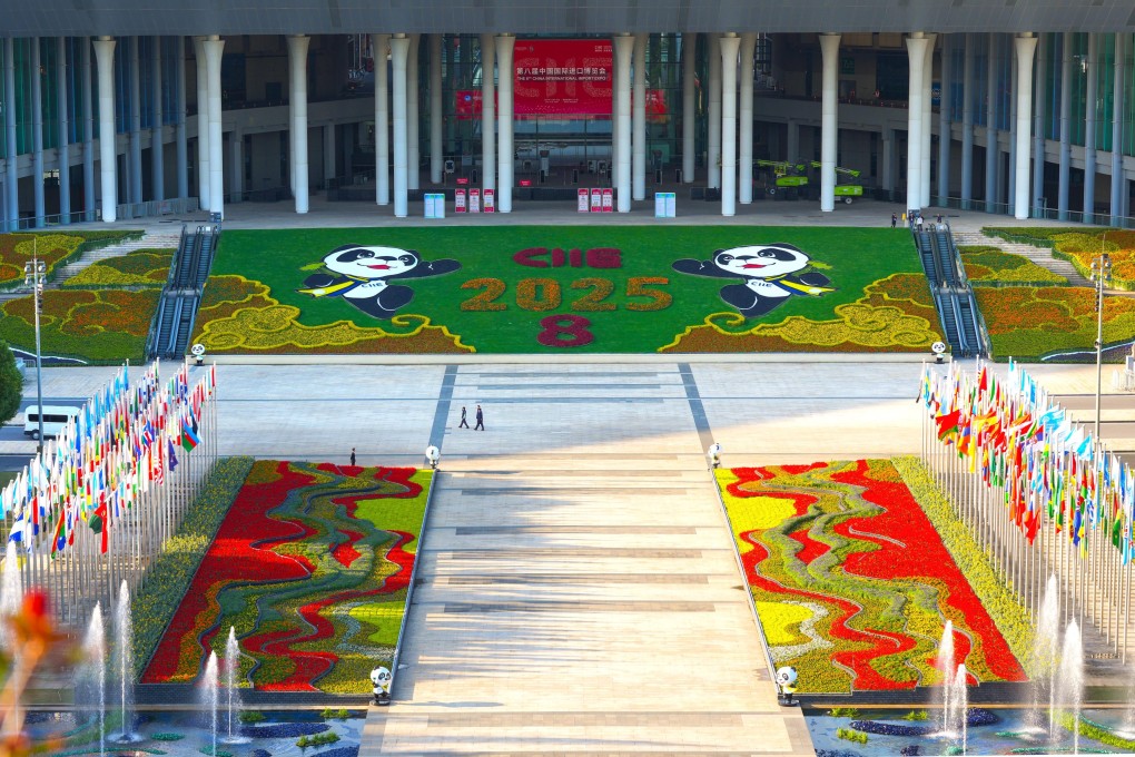 Preparations are nearly complete for this year’s China International Import Expo in Shanghai. Photo: Xinhua