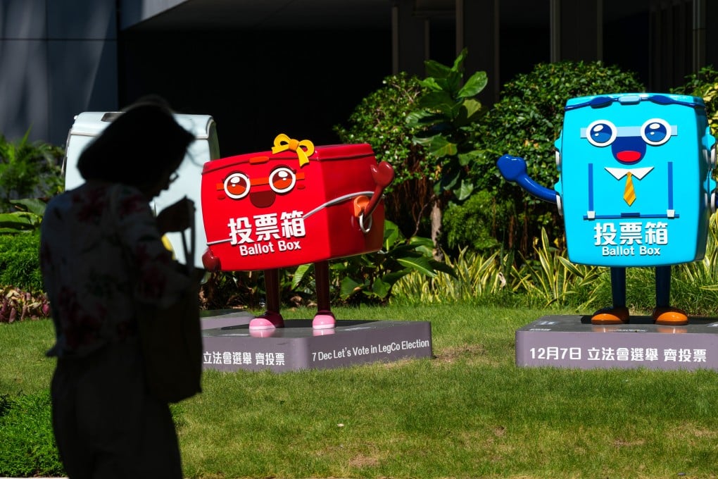 The Legislative Council election will take place on December 7. Photo: Jelly Tse