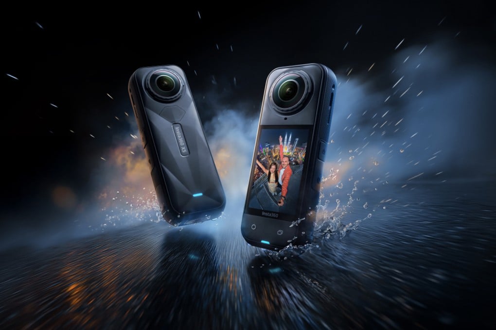 The Insta360 X5 action camera has had its price slashed to compete with DJI. Photo: Handout