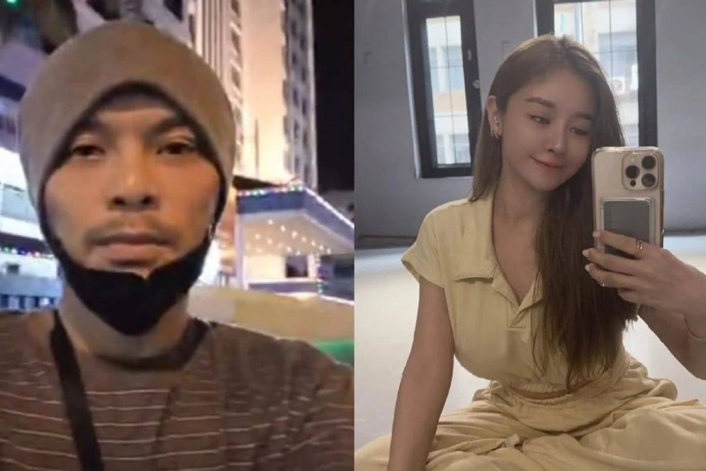 Namewee outside Dang Wangi police station and Taiwanese influencer Iris Hsieh. Photo: Instagram/namewee, Facebook/iriss0810