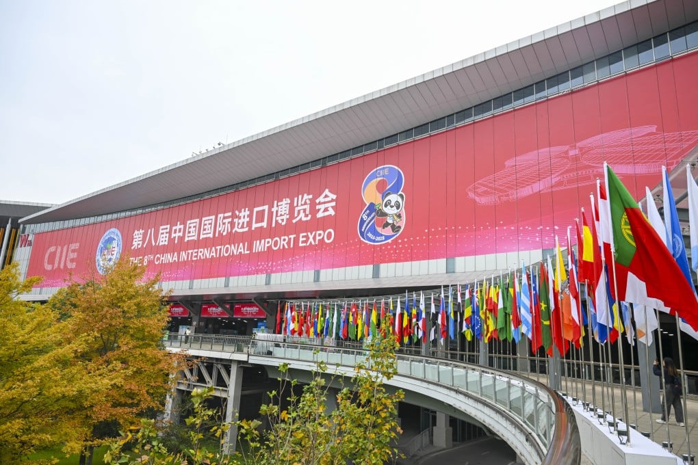 The National Exhibition and Convention Centre in Shanghai is the venue for the China International Import Expo. This year, the CIIE has attracted 4,108 companies from around the world. Photo: Xinhua