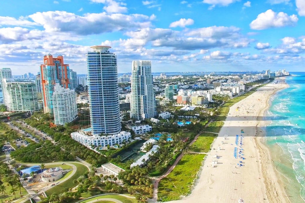 Buildings are seen along Miami Beach in Florida. A US appeals court on Tuesday cleared the way for Florida to enforce a law restricting real estate and land purchases by Chinese citizens. Photo: Shutterstock