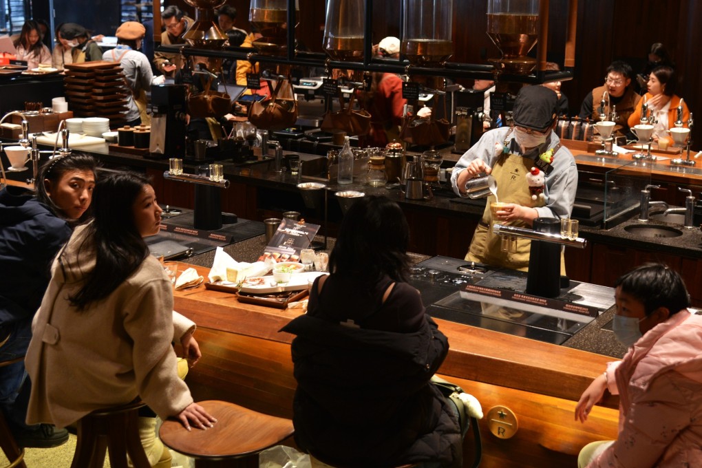 The inside of the Starbucks Reserve Roastery along West Nanjing Road in Shanghai. The city is fast becoming the world’s most compelling coffee city. Photo: Shutterstock